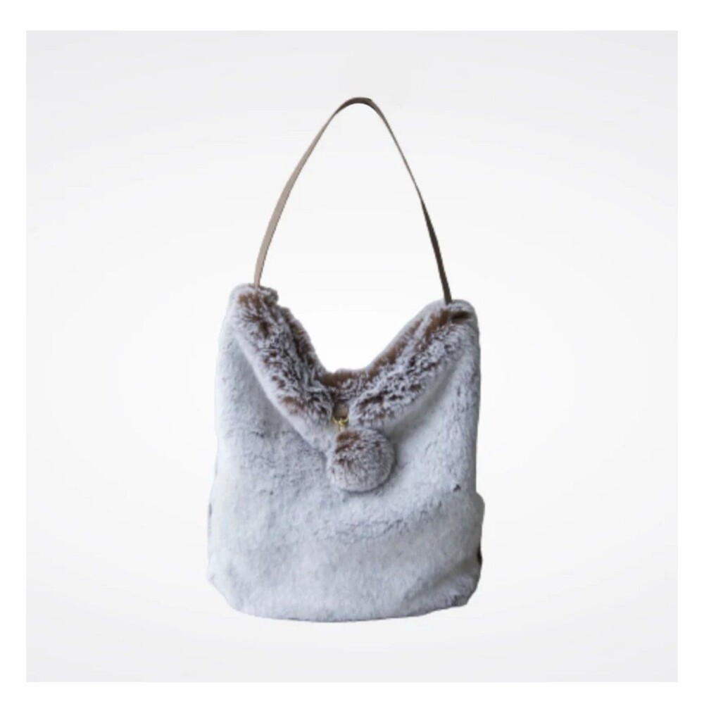Maison Evelyne Prélonge Faux Fur Bag Monaco NEW